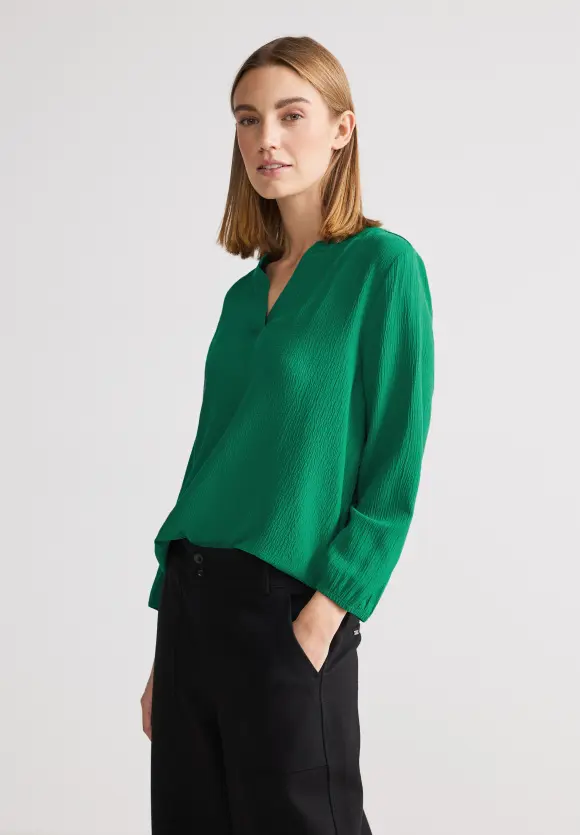 Tunikabluse mit Struktur - fresh spring green