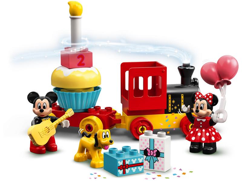 LEGO® DUPLO® Mickys & Minnies Geburtstagszug 10941 Disney Geburtstagszug für entwicklungsförderndes Spielvergnügen