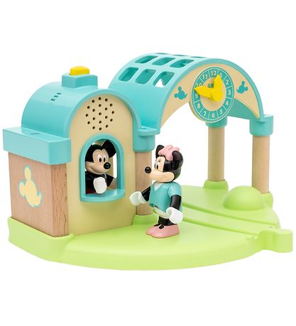 BRIO Bahnhof m. Mickey Mouse - 4 Teile - Audiorecorder 32270