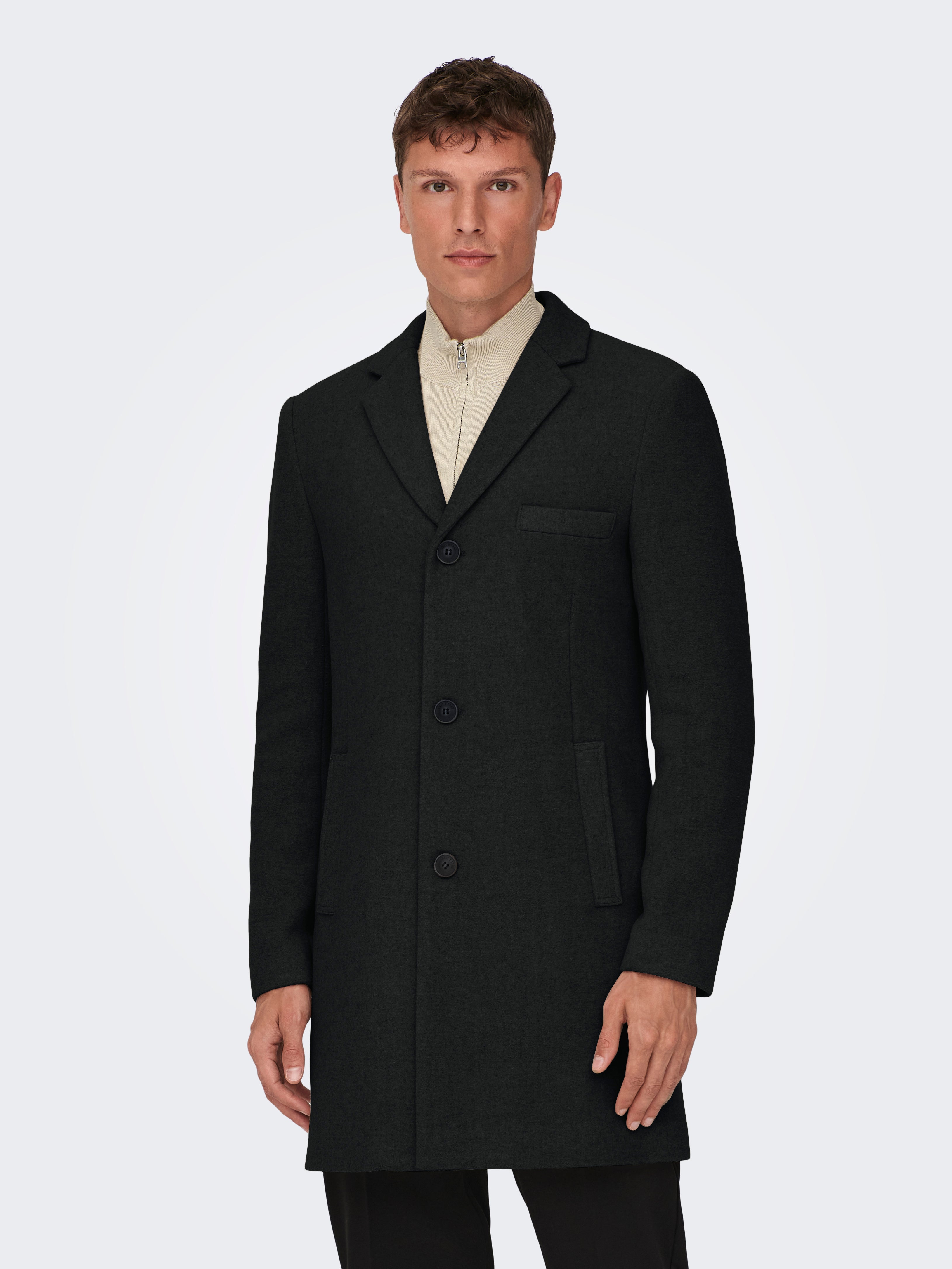 ONSJAYLON Mantel Black