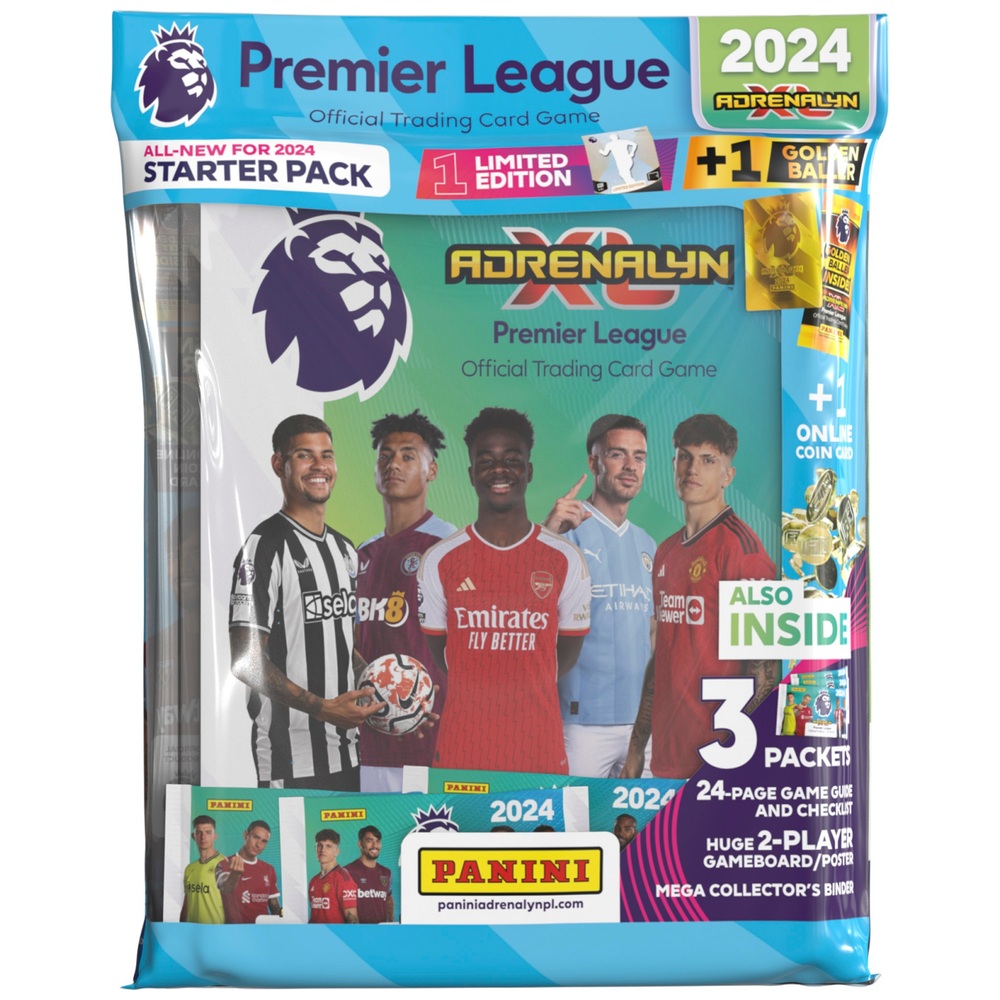 Panini Premier League 2024 Adrenalyn XL Sammelkartenspiel Starterpack