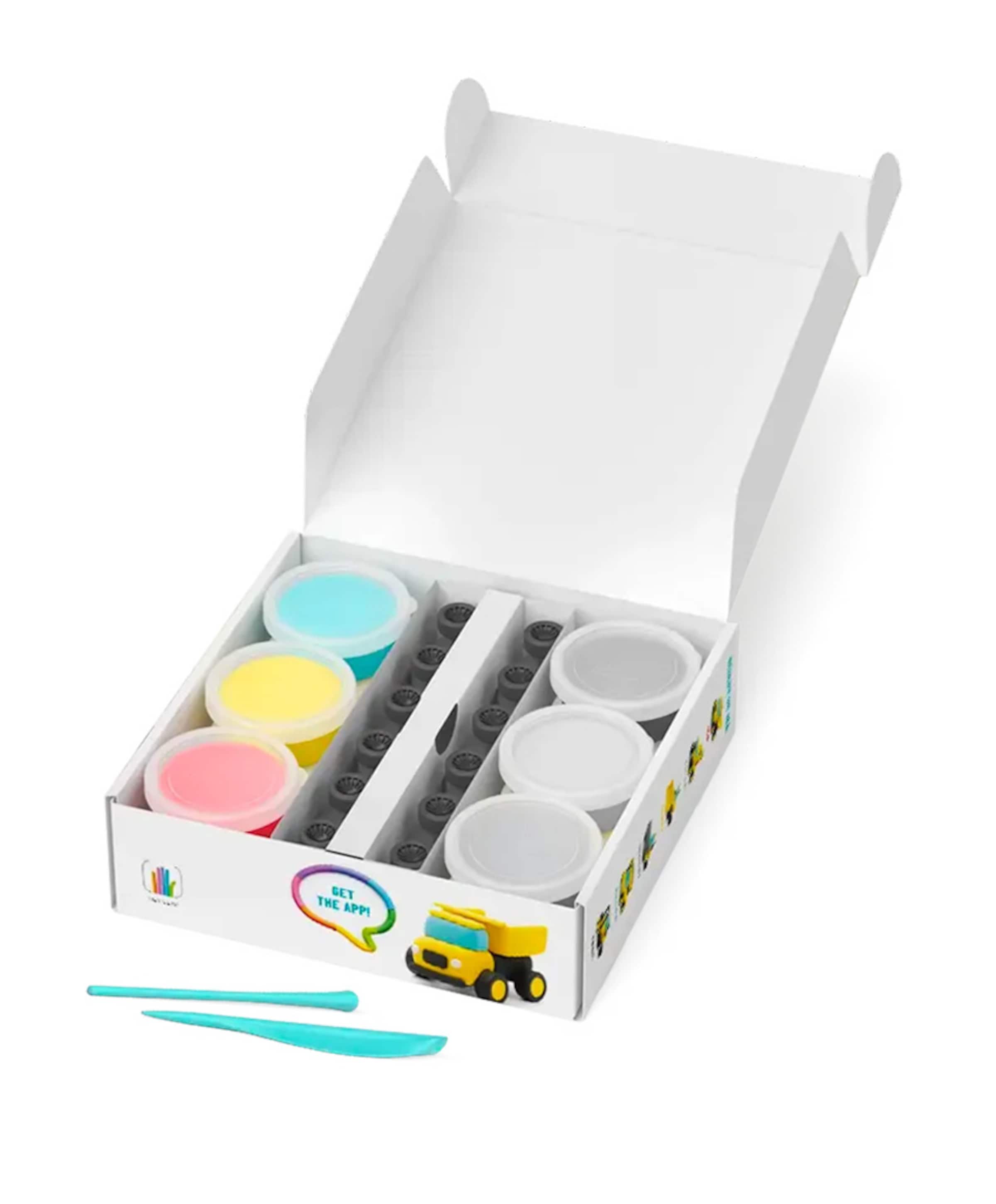 Hey Clay Construction Vehicles – 12 cans