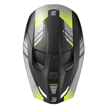Casque cross Shot FURIOUS - MIRAGE 2025 - Gris / Jaune