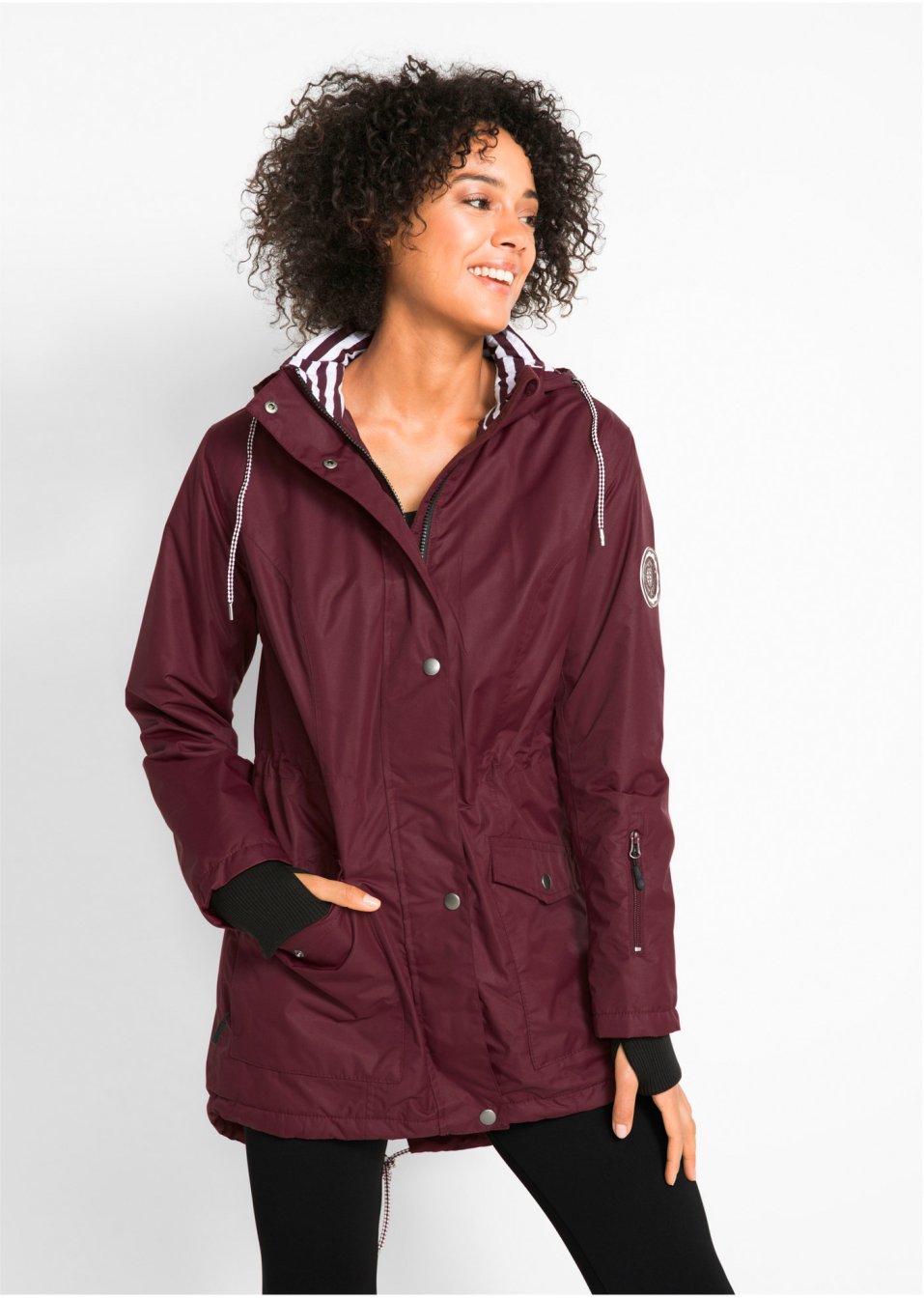 Veste fonctionnelle outdoor avec polyester recyclé