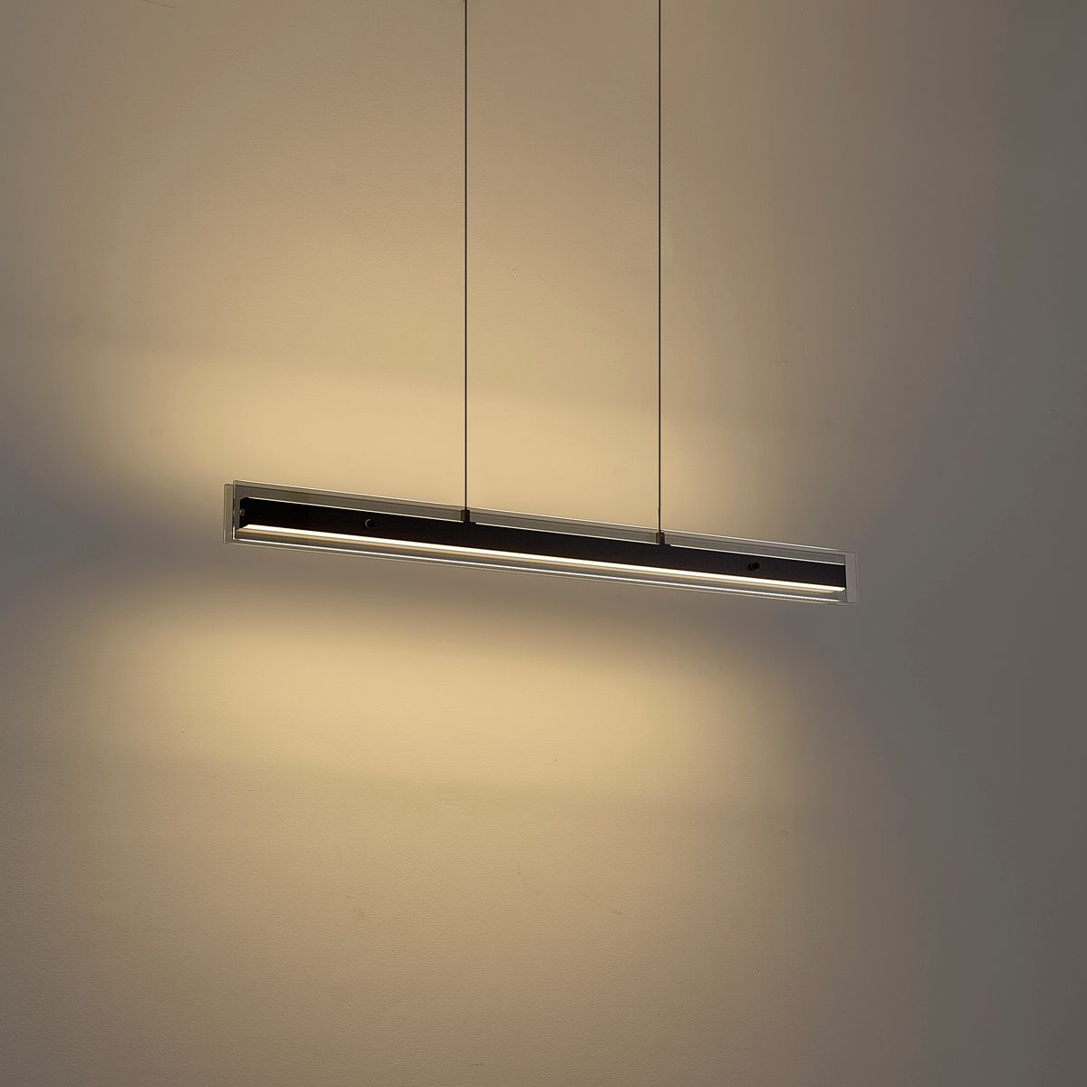 Moderne hanglamp zwart met smoke glas - Catch