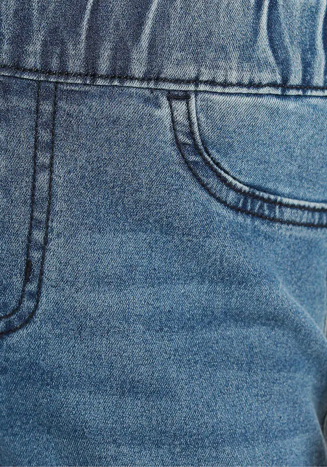 KIDSWORLD Jeansjeggings », Stetch-Jeans mit schmalem Bein«, schmale Beinform,  mit Gummizug,  lang,  mit aufgesetzten Taschen