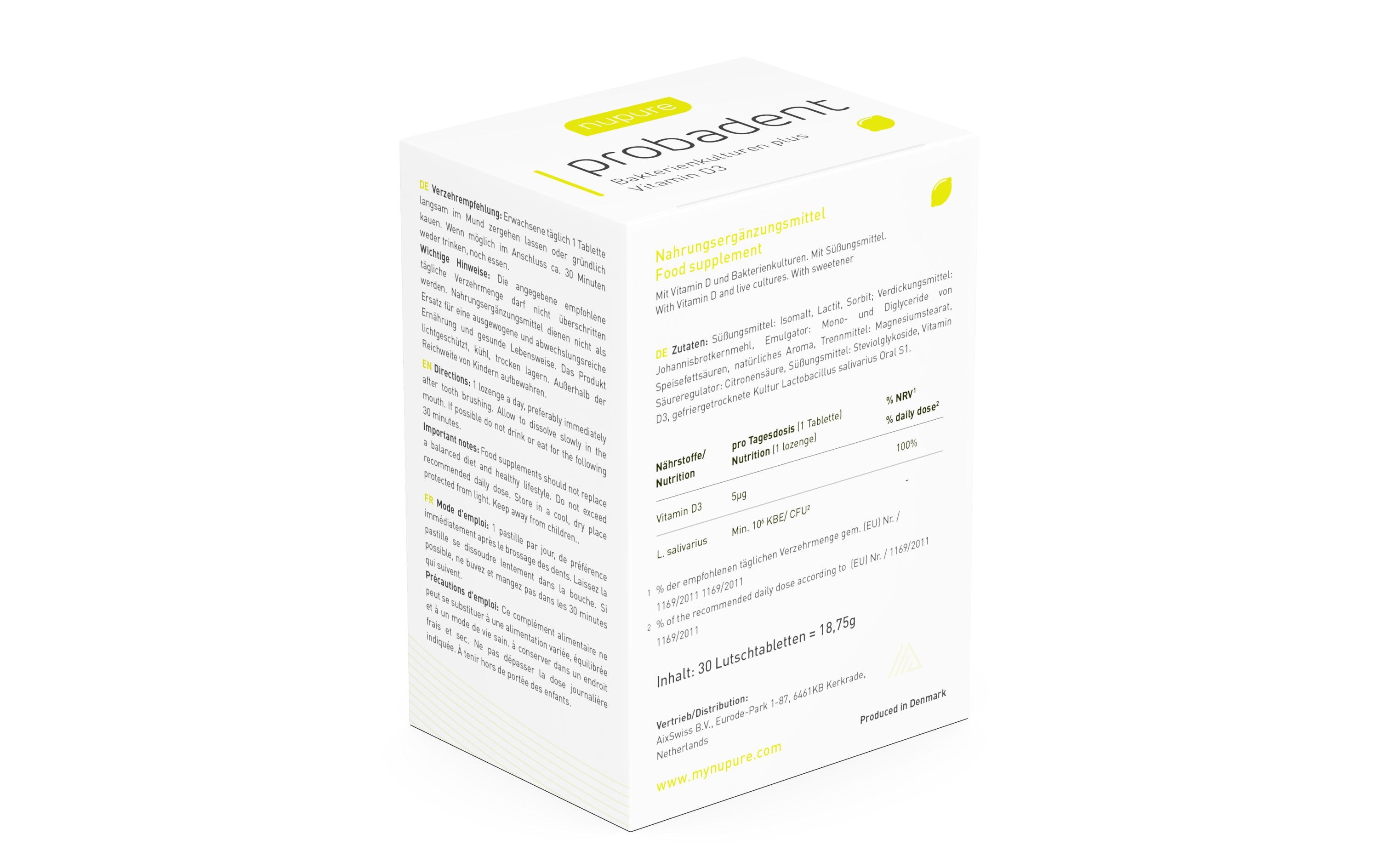 probadent 30 LutschtablettenProbiotika Lutschtabletten bei Mundgeruch