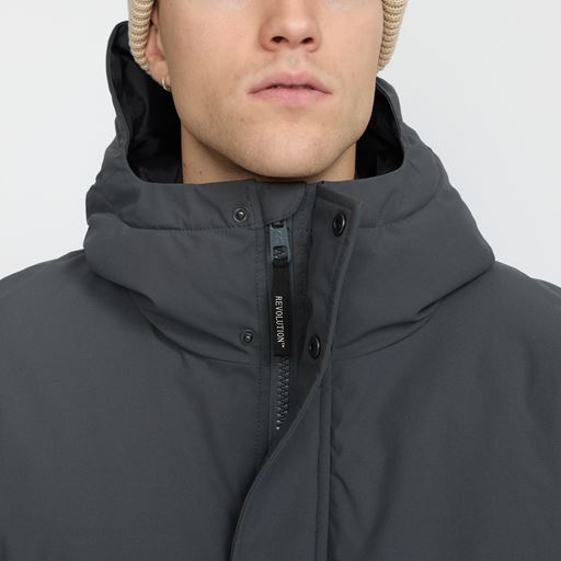 Revolution Long Puffer Frakke, Darkgrey, L