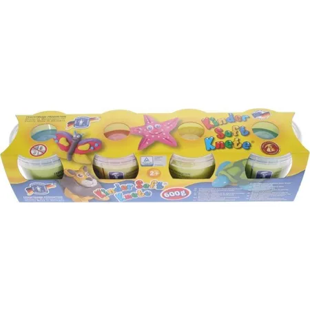 Feuchtmann Kinder Soft Knete, 4 Dosen á 150 g