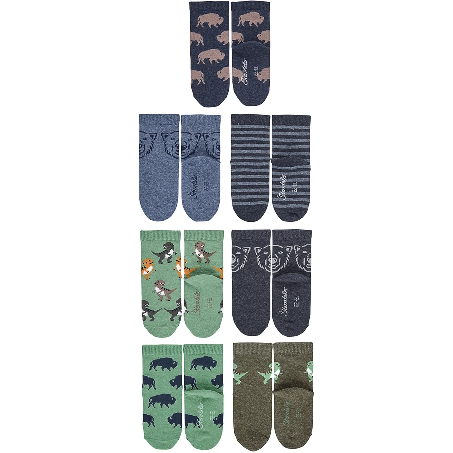 Sterntaler Söckchen 7er-Pack blau melange