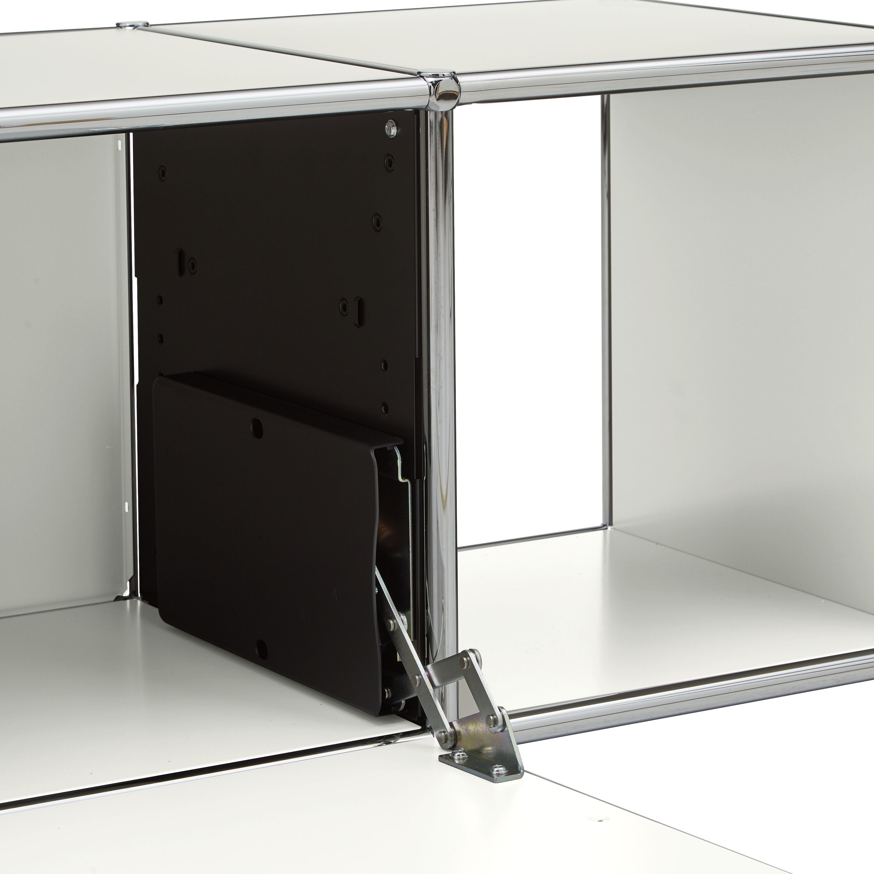 FLEXCUBE Lowboard - Hellgrau / B: 190.0 cm x T: 40.0 cm x H: 43.0 cm