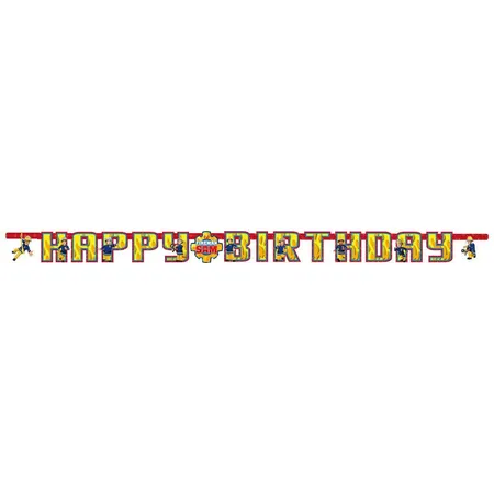 amscan Partykette Feuerwehrmann Sam 180 x 15 cm
