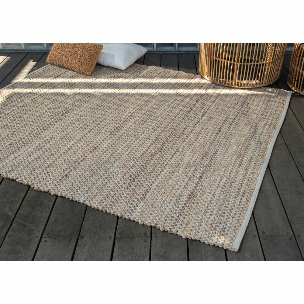 Tapis intérieur - yuta - 160 x 200 cm - marron/naturel - cezare