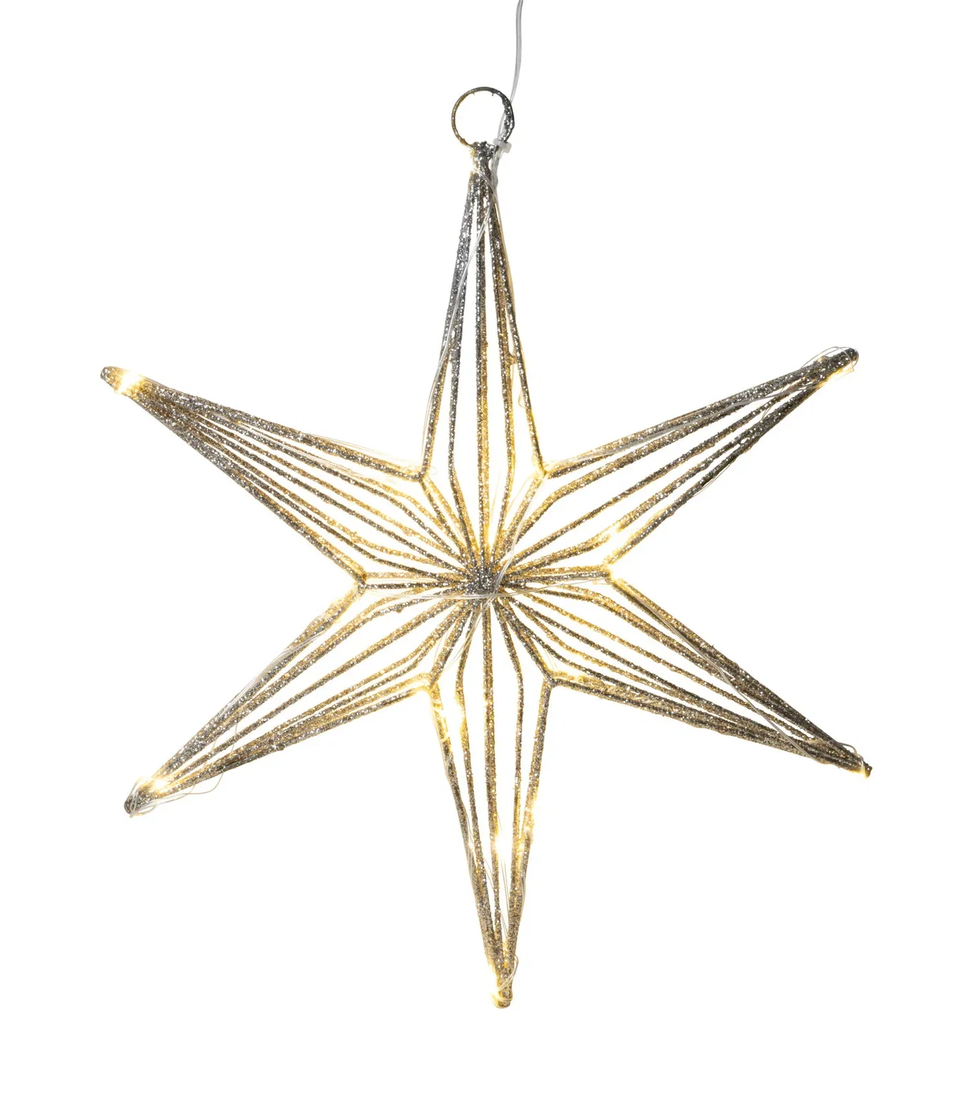 Adventsstjerne Champagne Ø30 cm