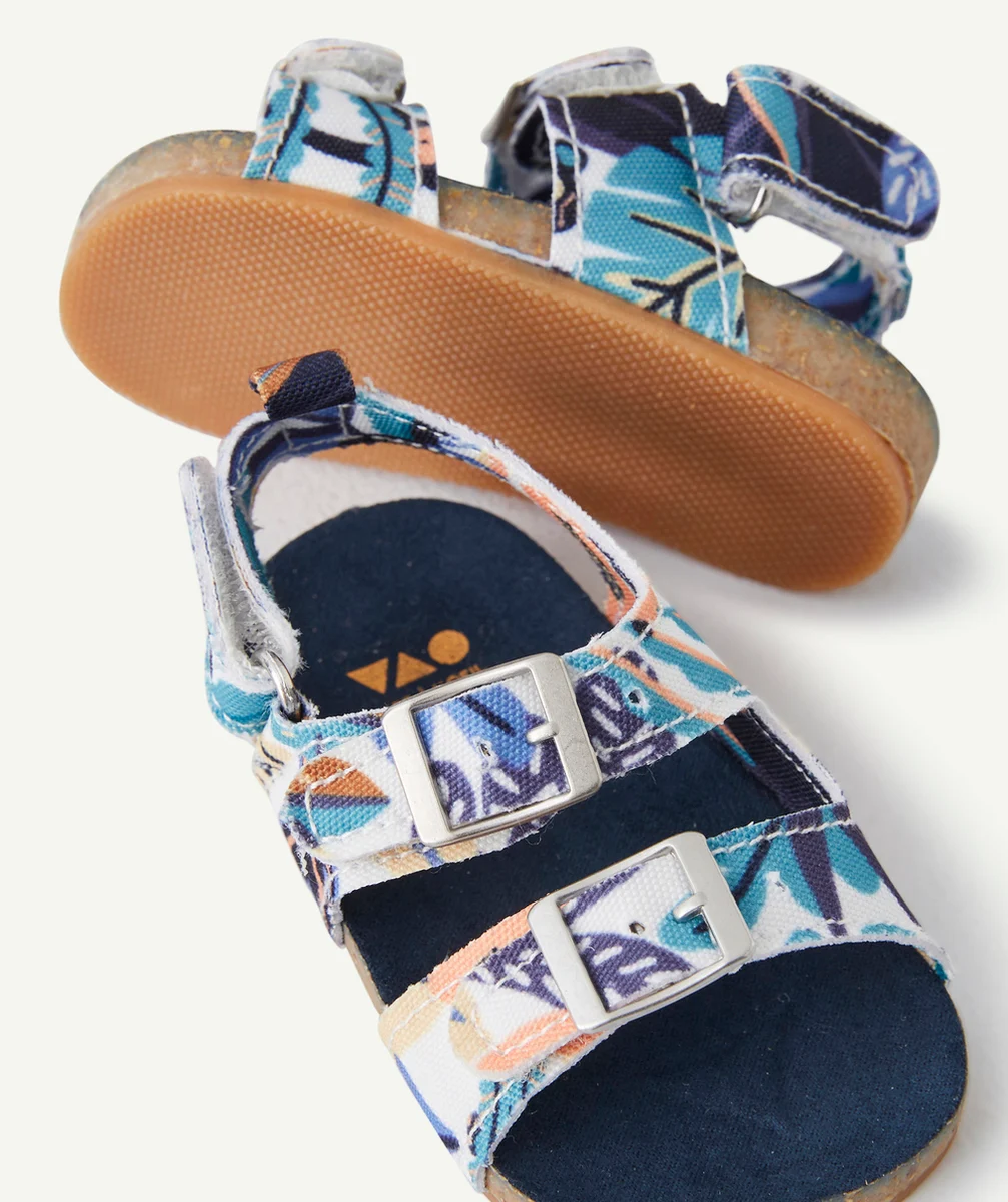 CHAUSSONS STYLE SANDALES BÉBÉ GARÇON IMPRIMÉS
