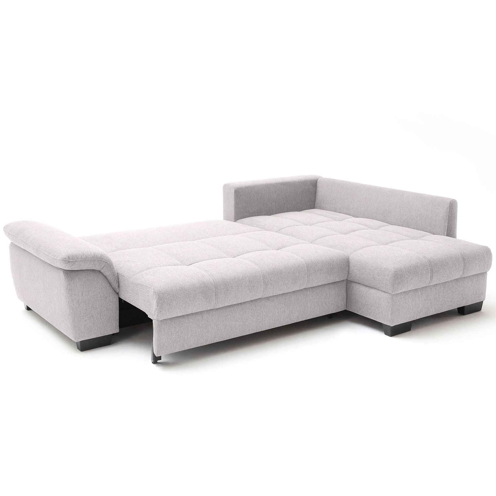 Ecksofa - grey - Boxspringaufbau - Dauerschläfer
