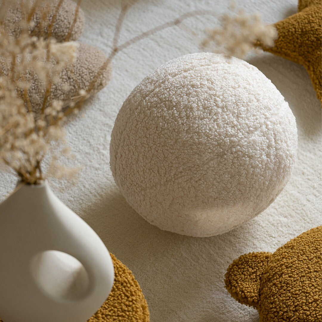 Wigiwama kussen bal - cream white