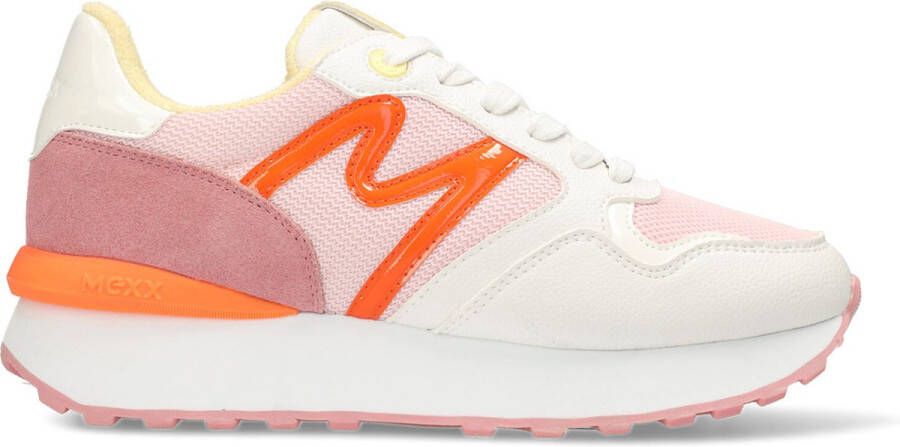Mexx Sneakers Juju MIEV1002441W-3106 Wit Roze
