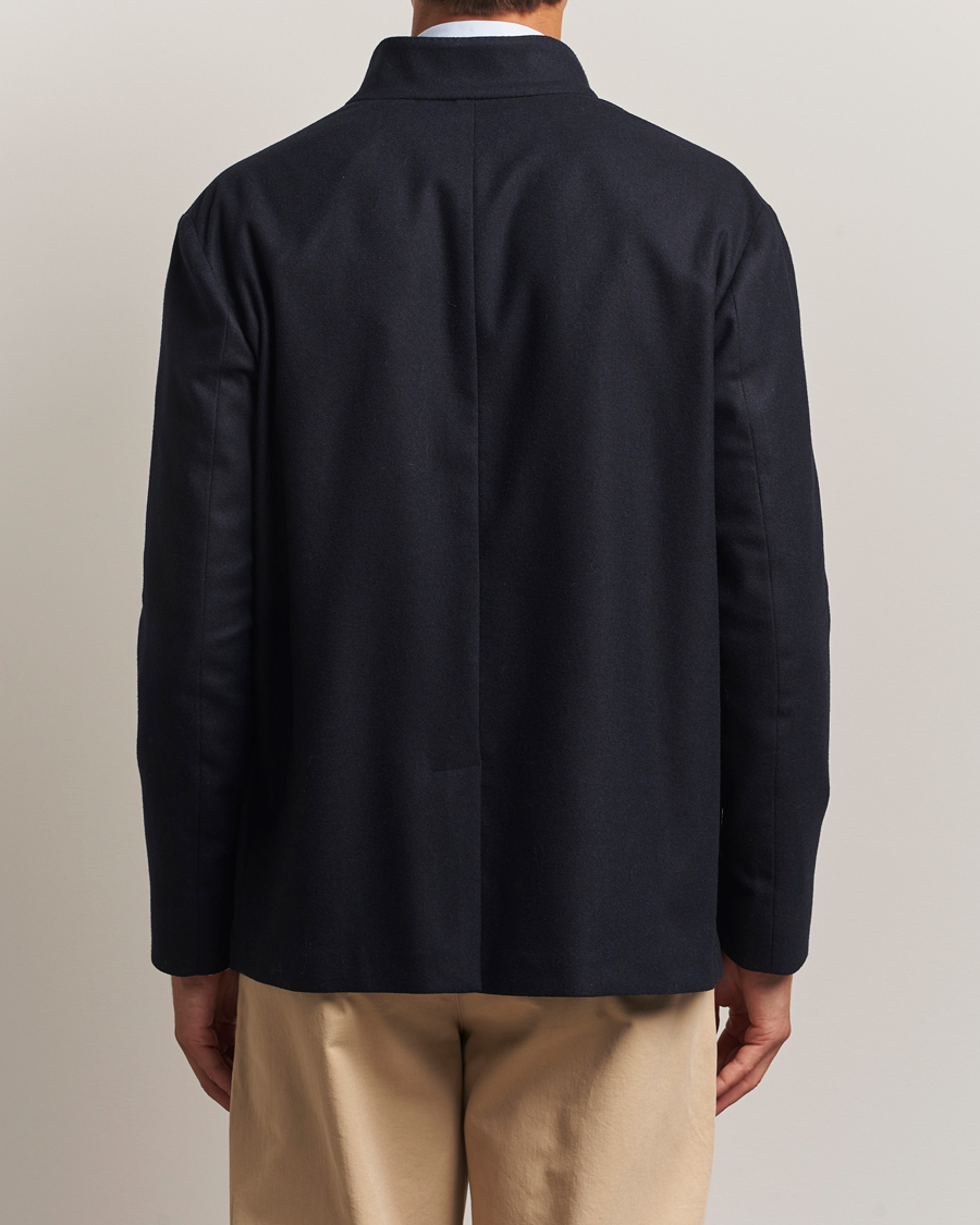 Boglioli Flannel Painter Jacket Navy