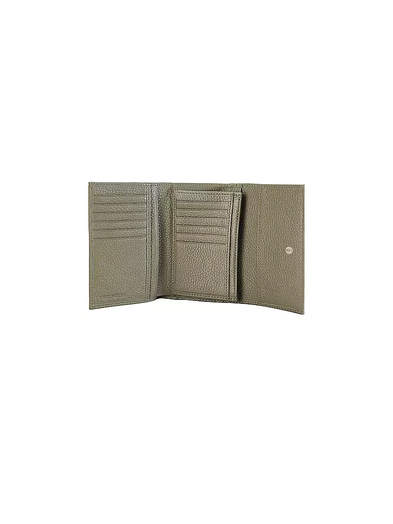 COCCINELLE Geldbörse METALLIC SOFT olive