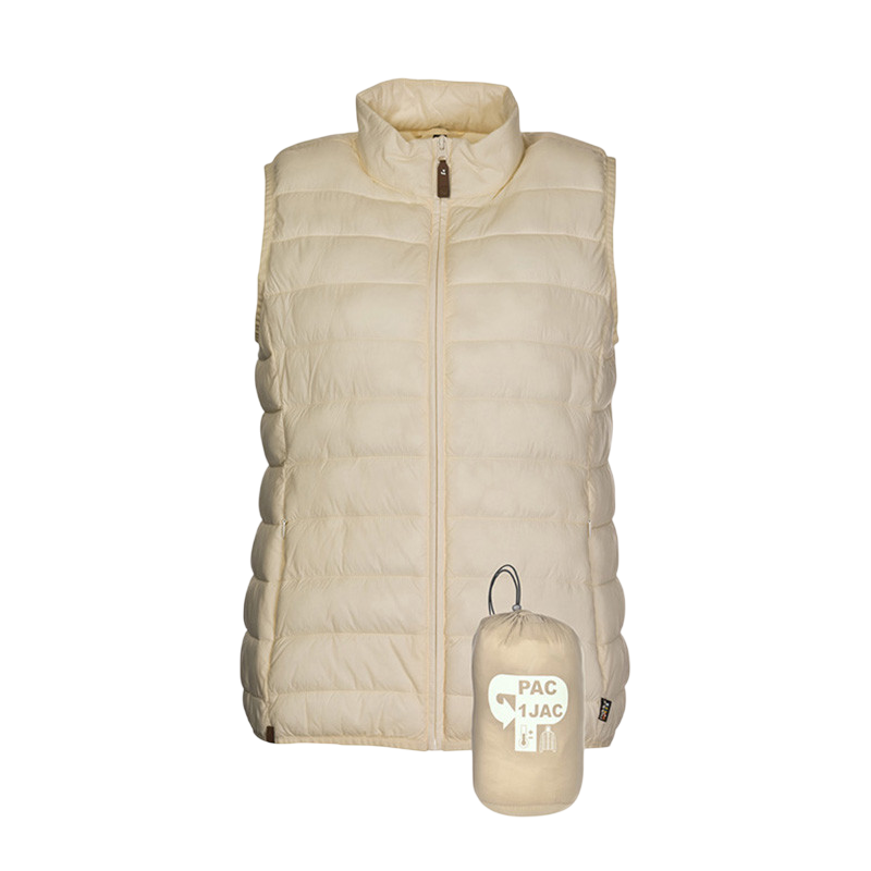 Frauen Thermo Gilet Pac Vest off white (egret)