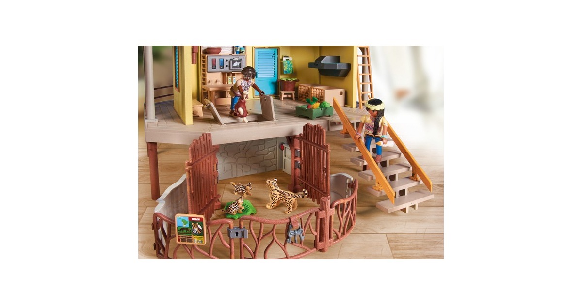 PLAYMOBILWiltopia - Dierenverzorgingscentrum Constructiespeelgoed  (71007)