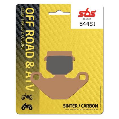 Plaquettes de freins SBS 544SI Sinter Métal Fritté Racing arrière
