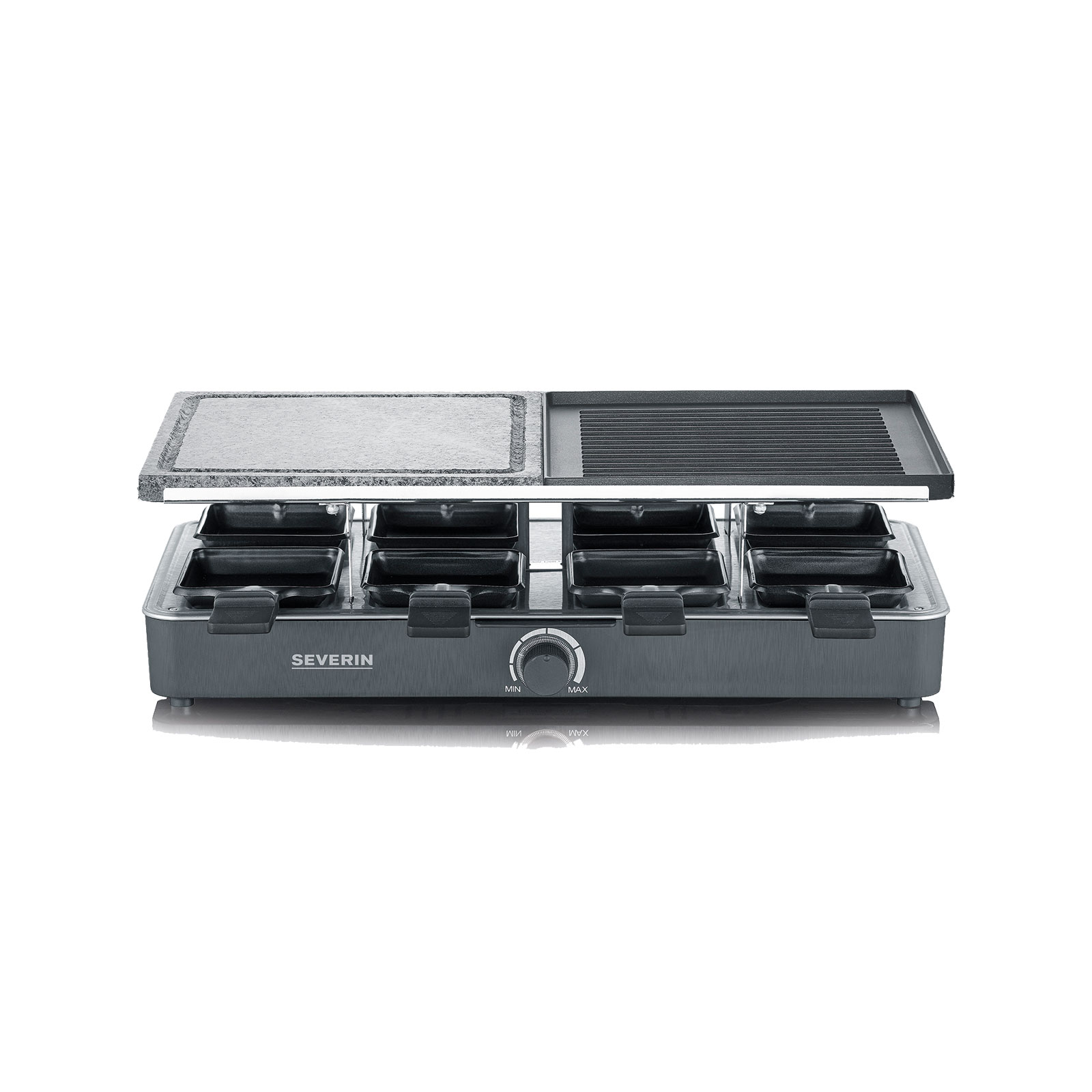 SEVERIN Raclette-Grill RG 2376 - schwarz - 1300 Watt