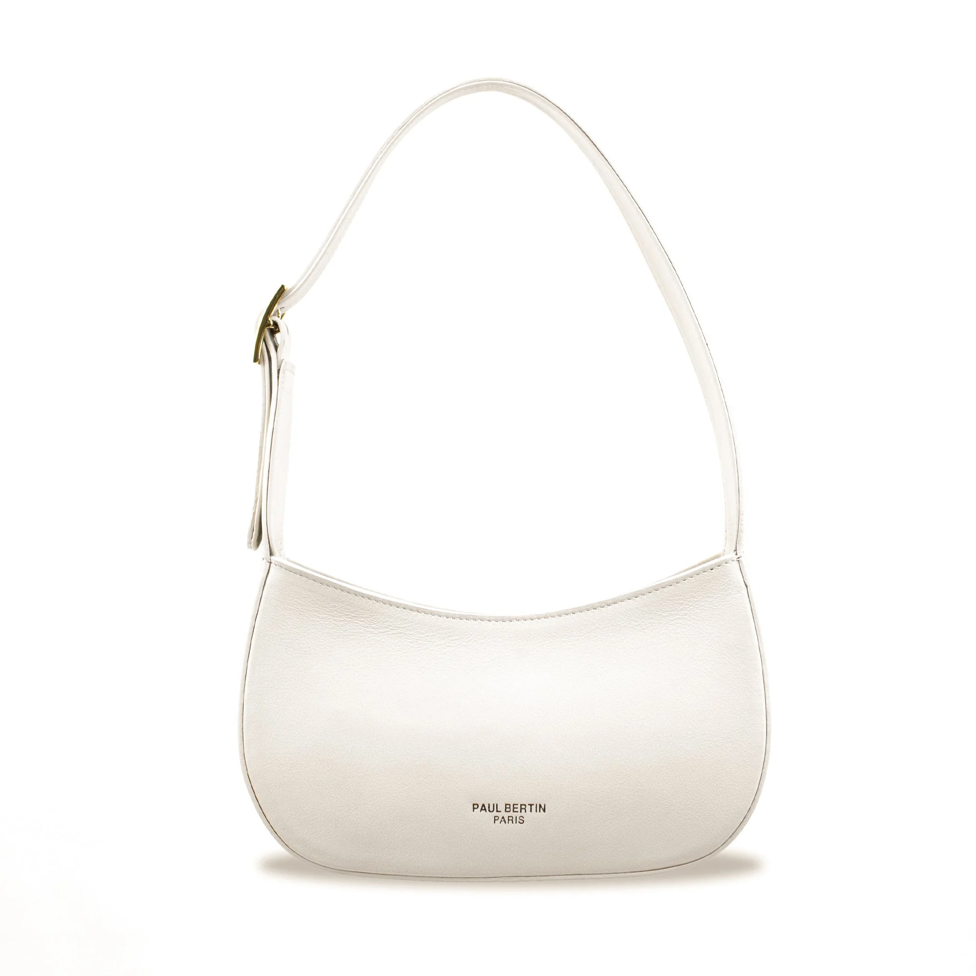 BOBO - Sac baguette en cuir | Blanc