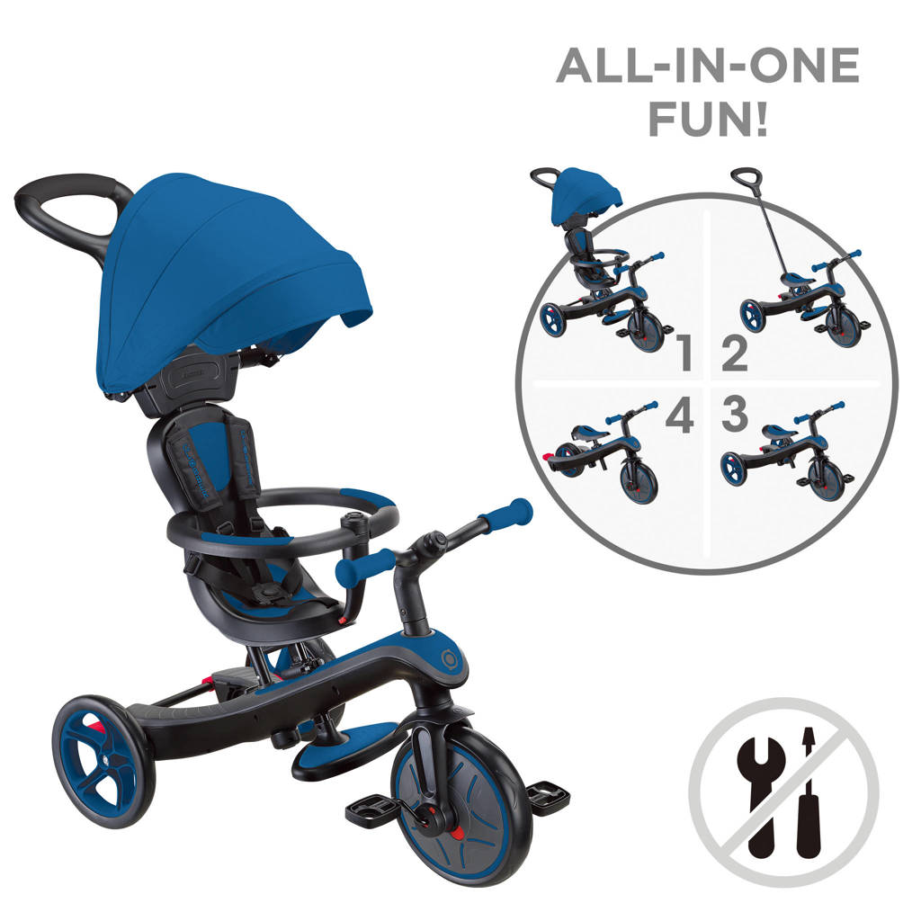 New Trike Explorer 4 in 1 Blue