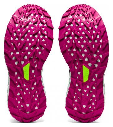 Chaussures de Trail Asics Trabuco Max Noir Vert Rose Femme