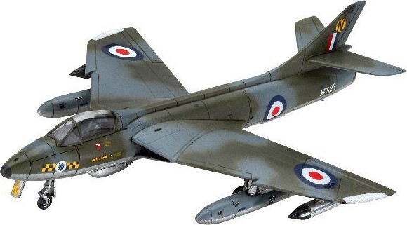Revell - Hawker Hunter Fga.9 Modelfly - 1:144 - Level 3 - 63833