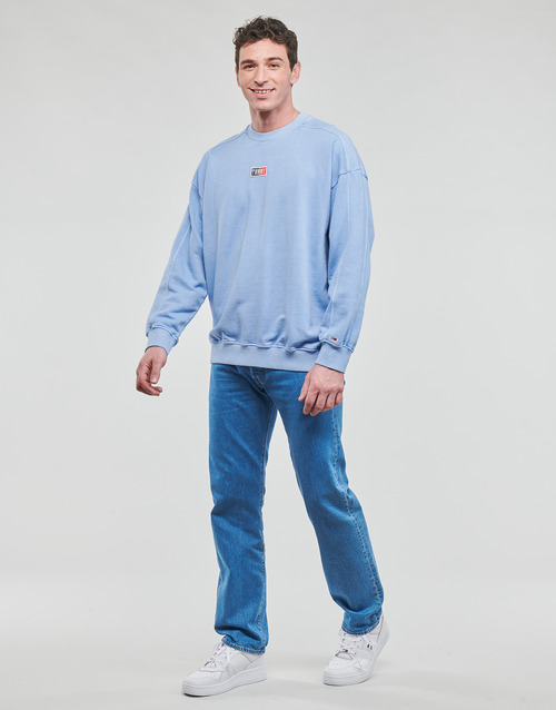 Tommy Jeans - TJM SKATER TIMELESS TOMMY CREW - Bleu ciel