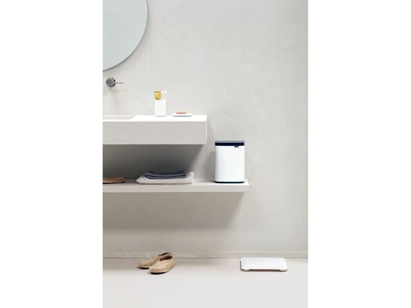 Brabantia Kosmetikeimer Bo Waste Bin 4 l, Weiss Mülleimer