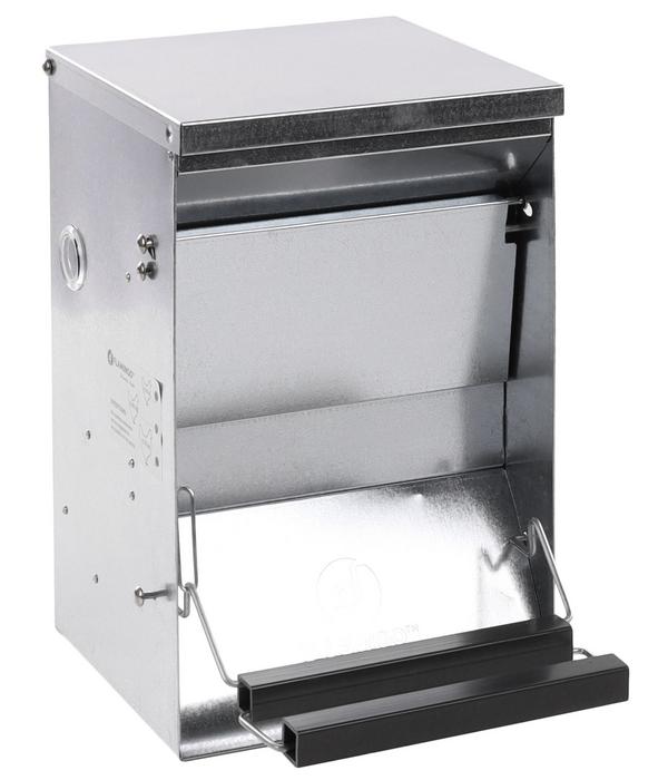 Flamingo Futterautomat Timo mit Trittklappe,