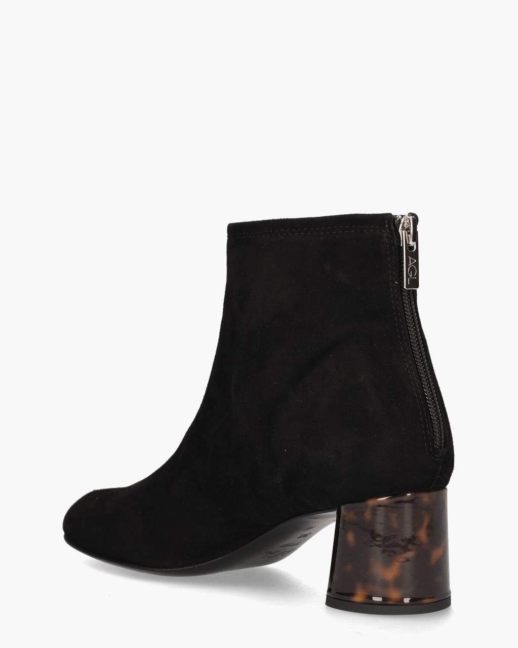 AGL Veta Precious Zwart Dames Enkelboots
