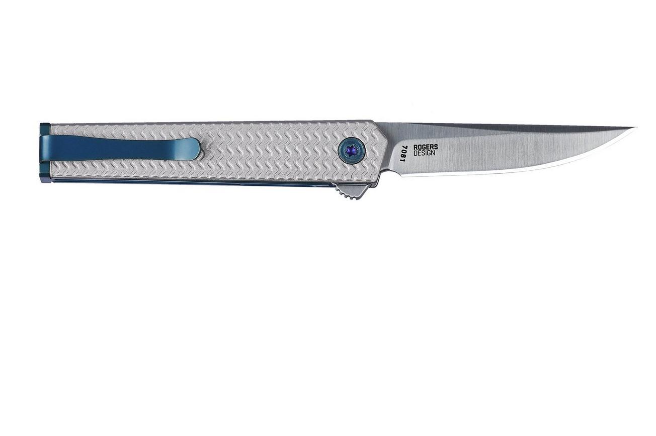 CRKT CEO Microflipper, Drop Point zakmes, Richard Rogers design