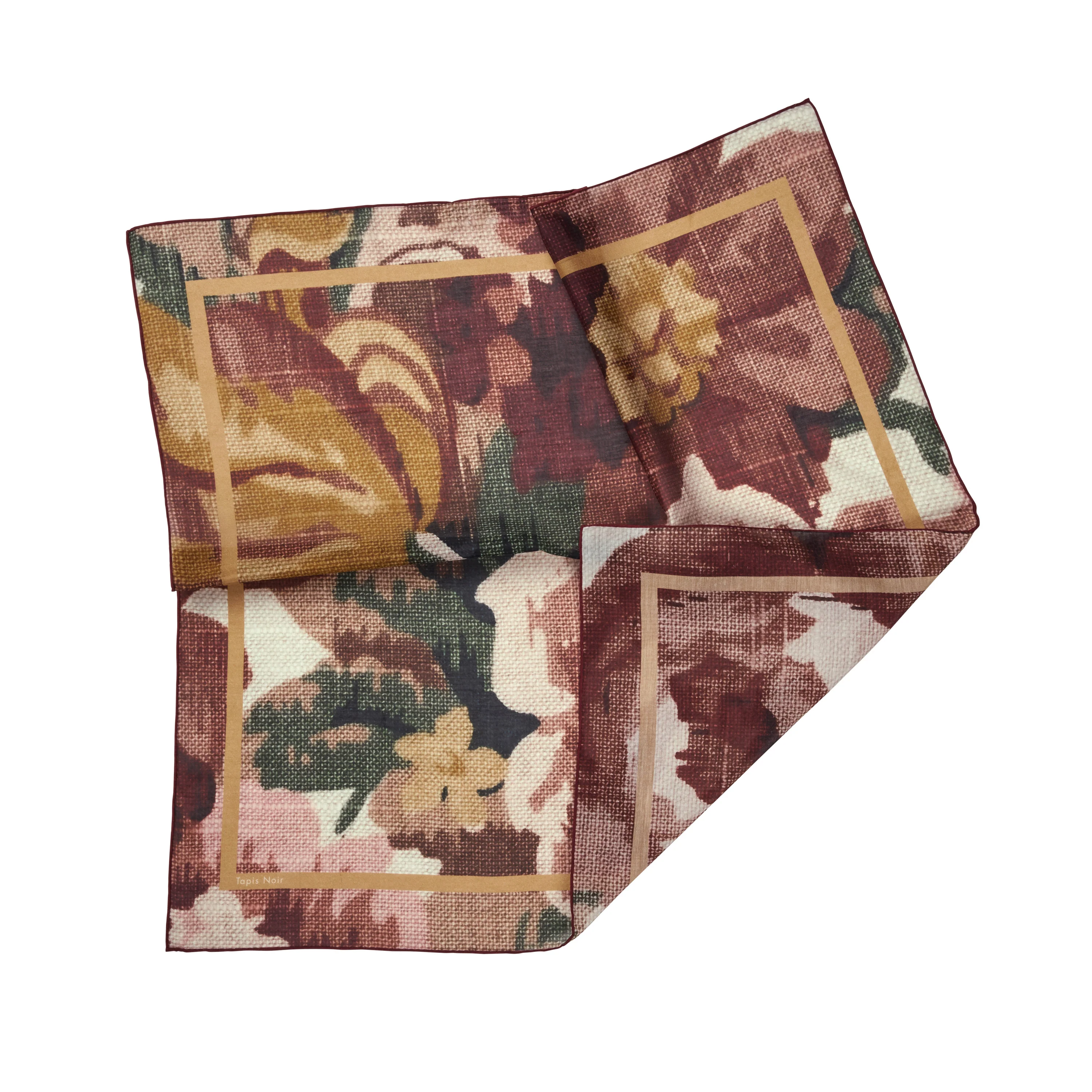 Tapis Noir  Light Dusty Bloom tørklæde - beige