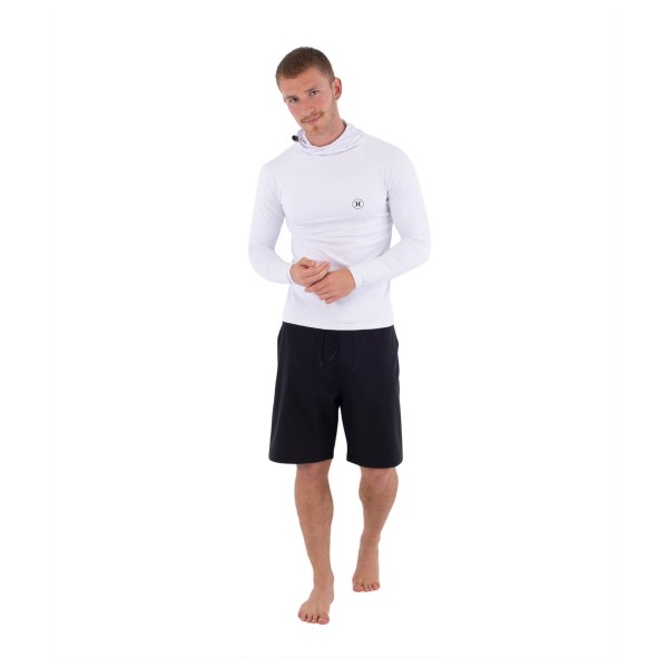 Hurley - Rash Slim Fit L/S Icon Hooded - Lycra