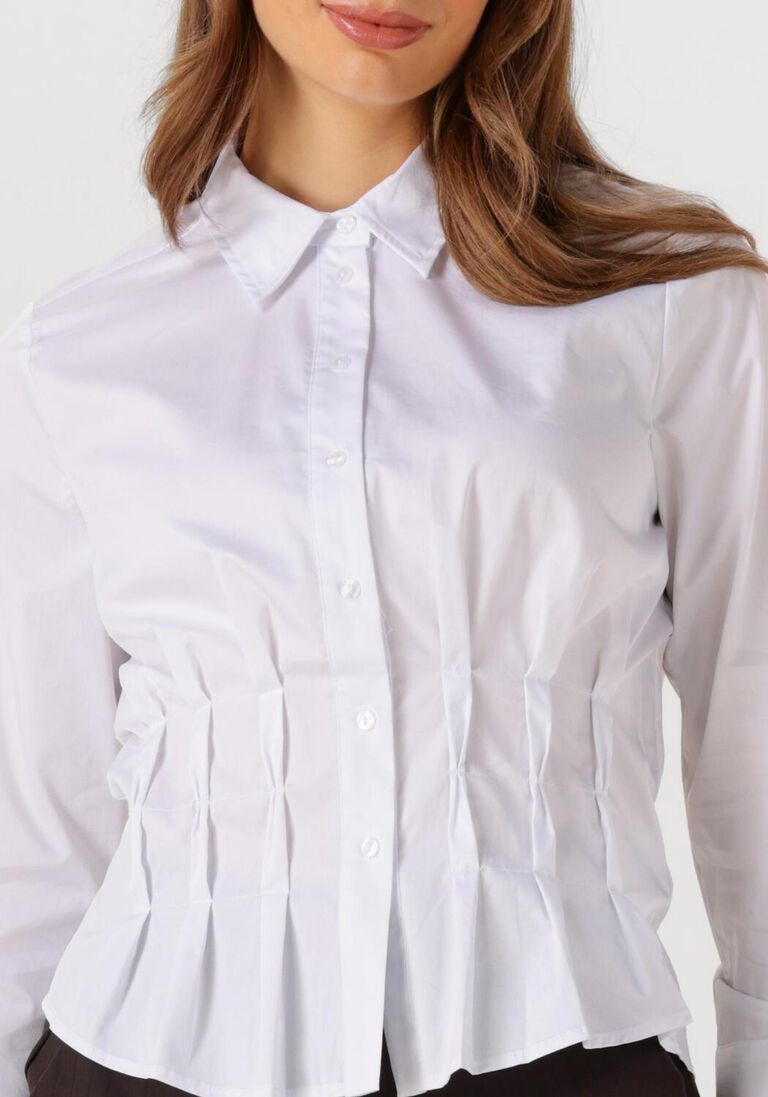 witte co'couture blouses poppy pleat waist