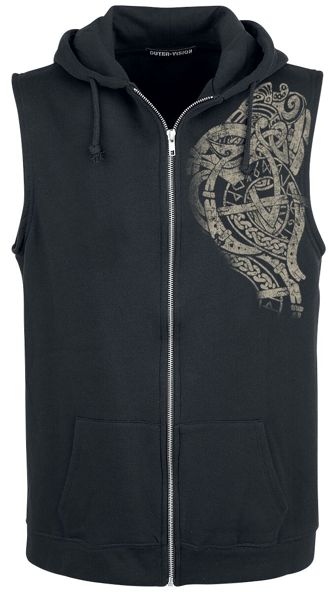 Sweat à Capuche Sans Manches Tattoo Ursus | Outer Vision Veste