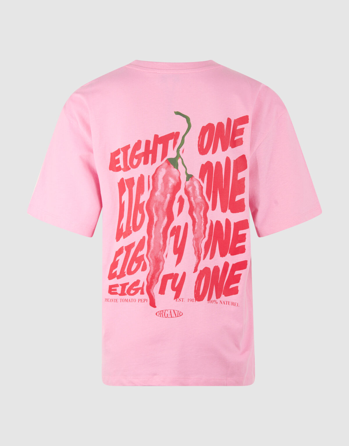 Pepper Artwork T-shirt Roze