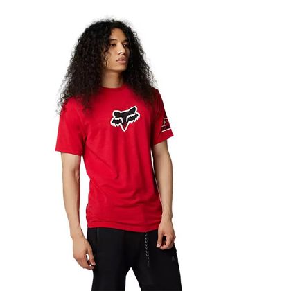 T-Shirt manches courtes Fox VIZEN - Rouge