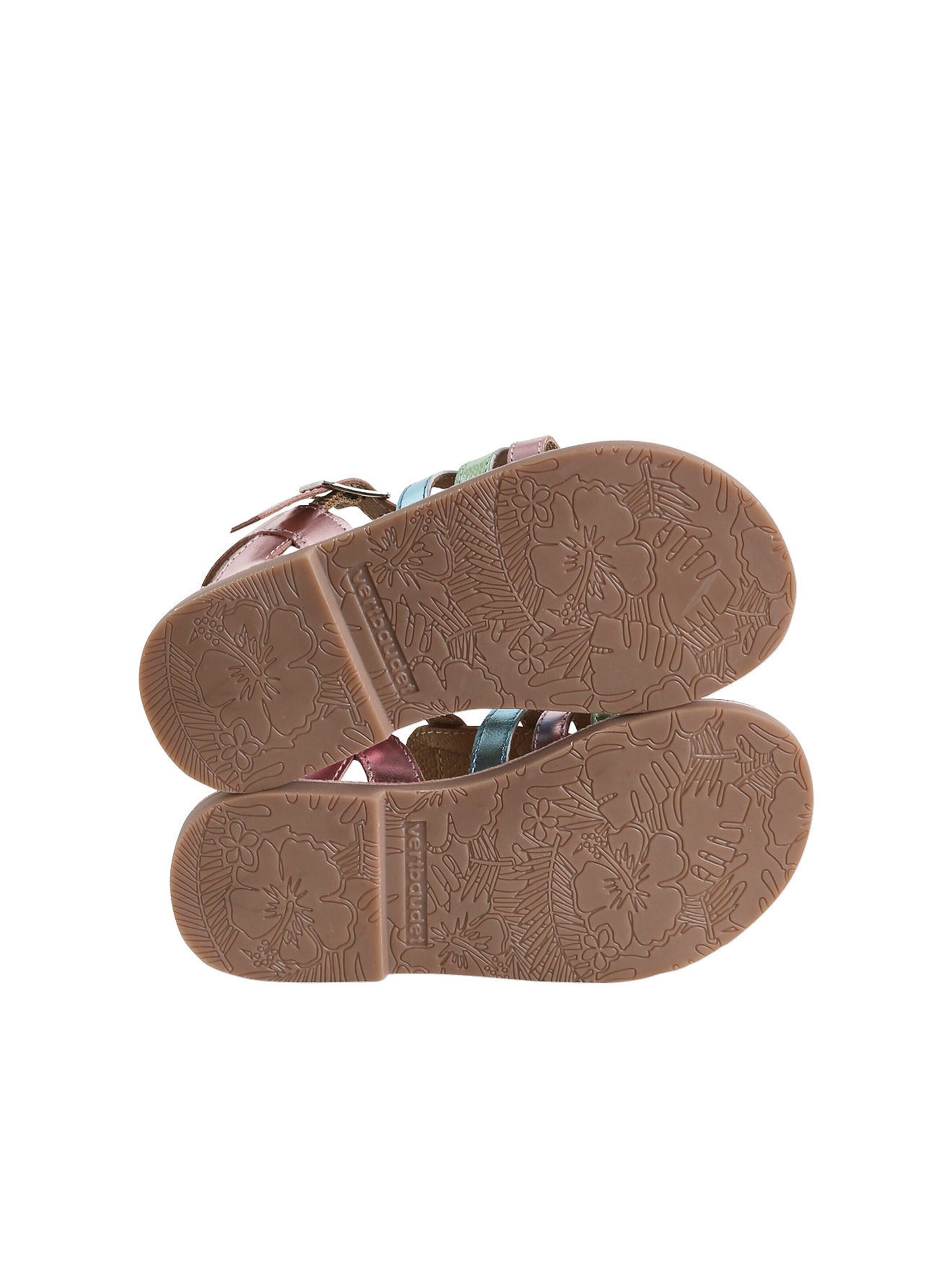 Vertbaudet Mädchen Riemchen-Sandalen aus Leder lila