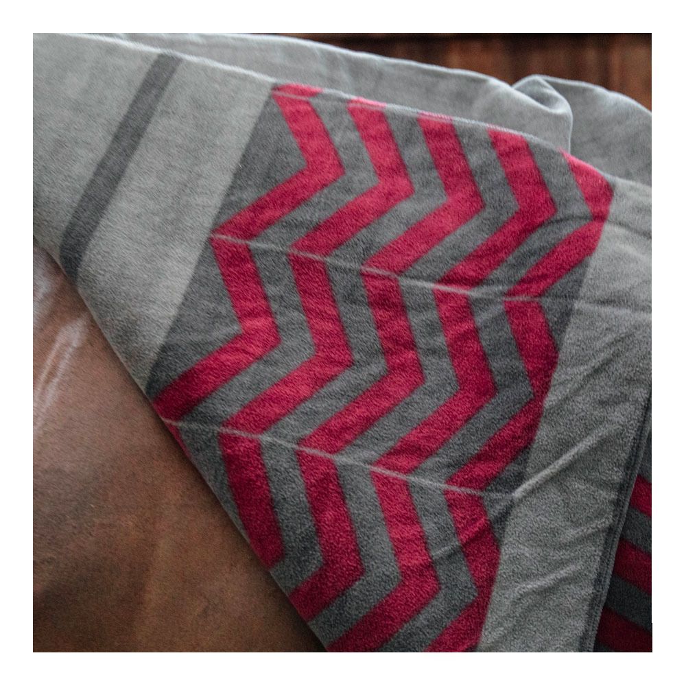 Kentucky HEAVY FLEECE 210X200 cm - Chemise séchante grey/bordeaux