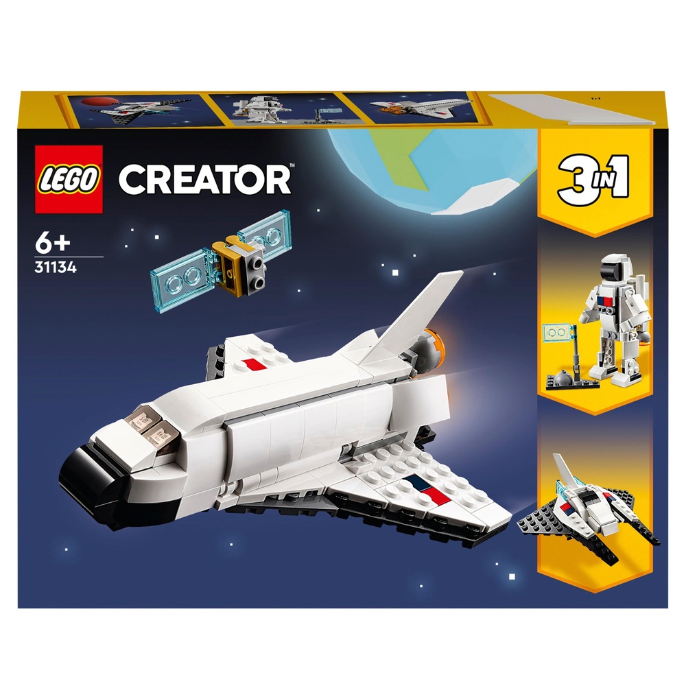 LEGO Creator 3-in-1-Set 31134: Space Shuttle & Raumschiff-Spielzeug