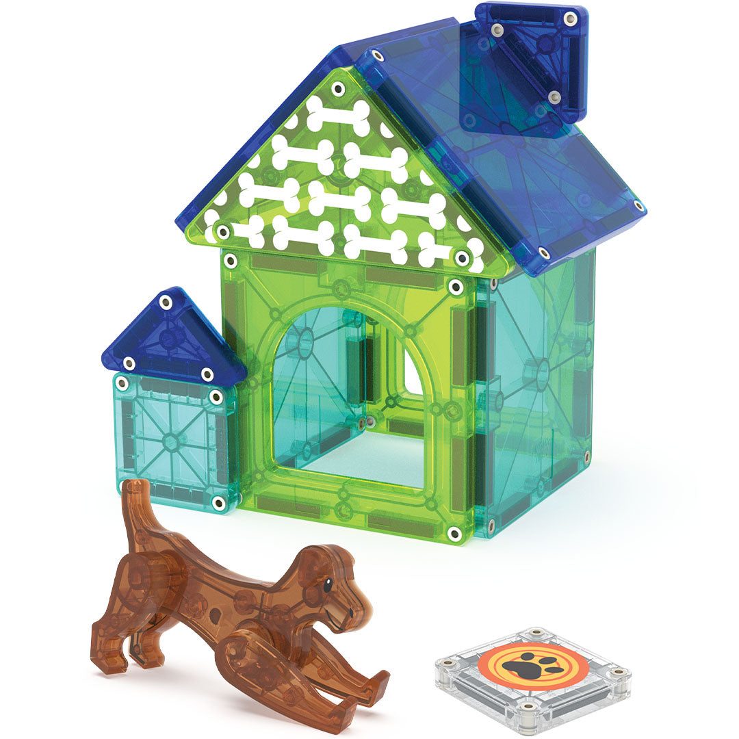 magna-tiles magnetische tegels dog house - 13st