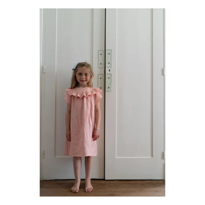 Risu Risu Robe de Nuit Mar Plumetis | Rose pêche
