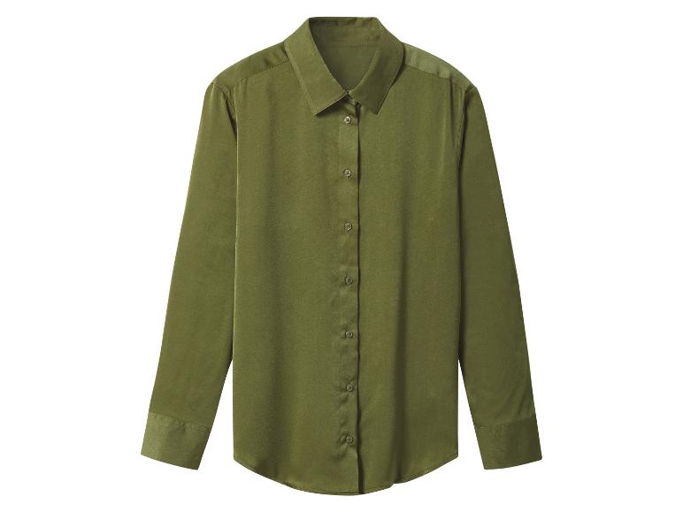 Satijnen dames blouse