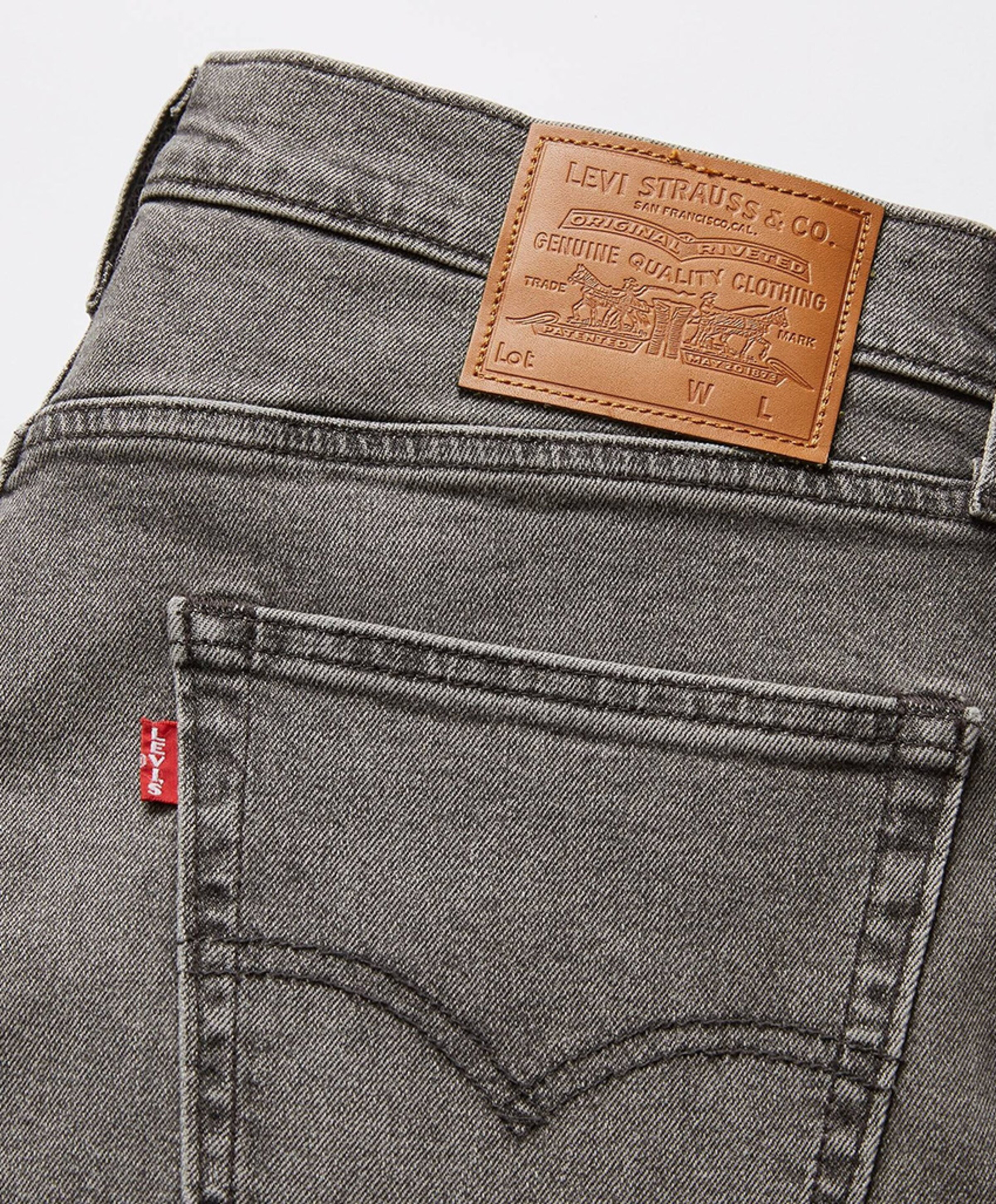 Levi's 502 Taper heren jeans grijs